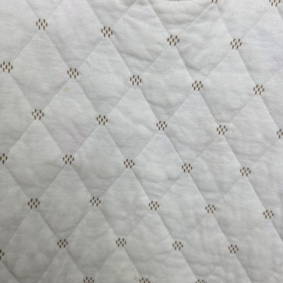 Madewell Ivory Diamond-Pattern Crew Neck Sweater - Picture 2 of 8